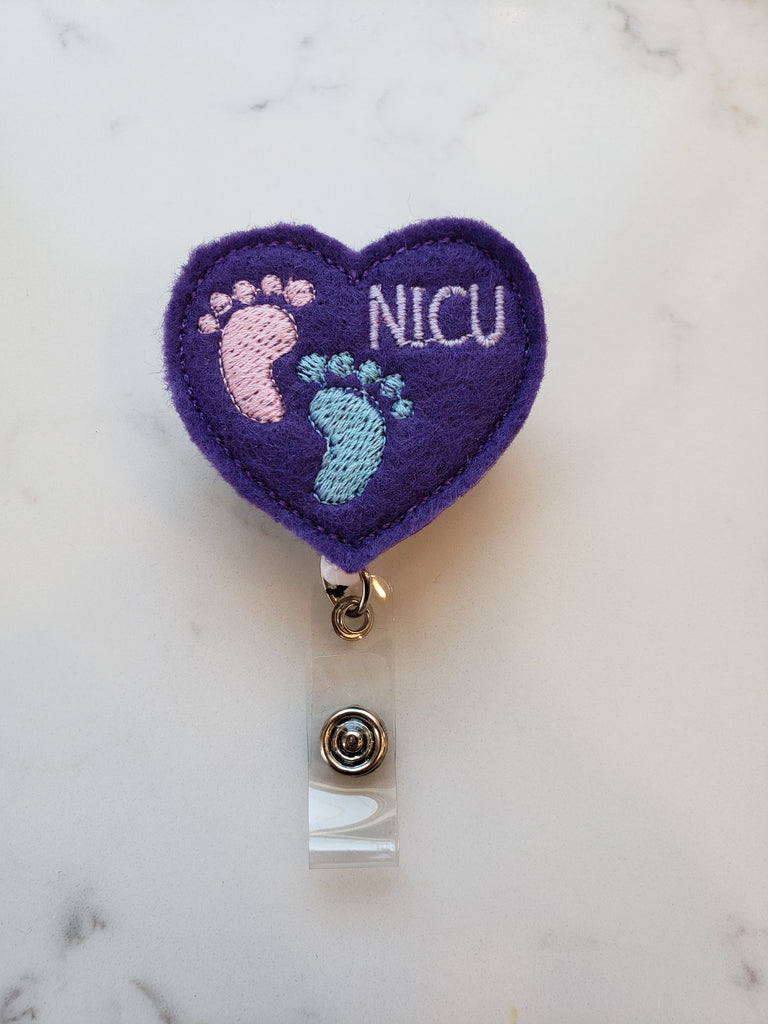 NICU Nurse Badge Holders - Nurse Badge Reels - NICU Nurse Badge