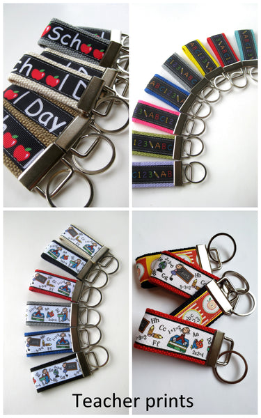 25 KEY FOBS Bulk- Wristlet Keychain Holder- Womens Key Ring- Wrist Key Fob- Womens Gift for Her- Gift Under 10