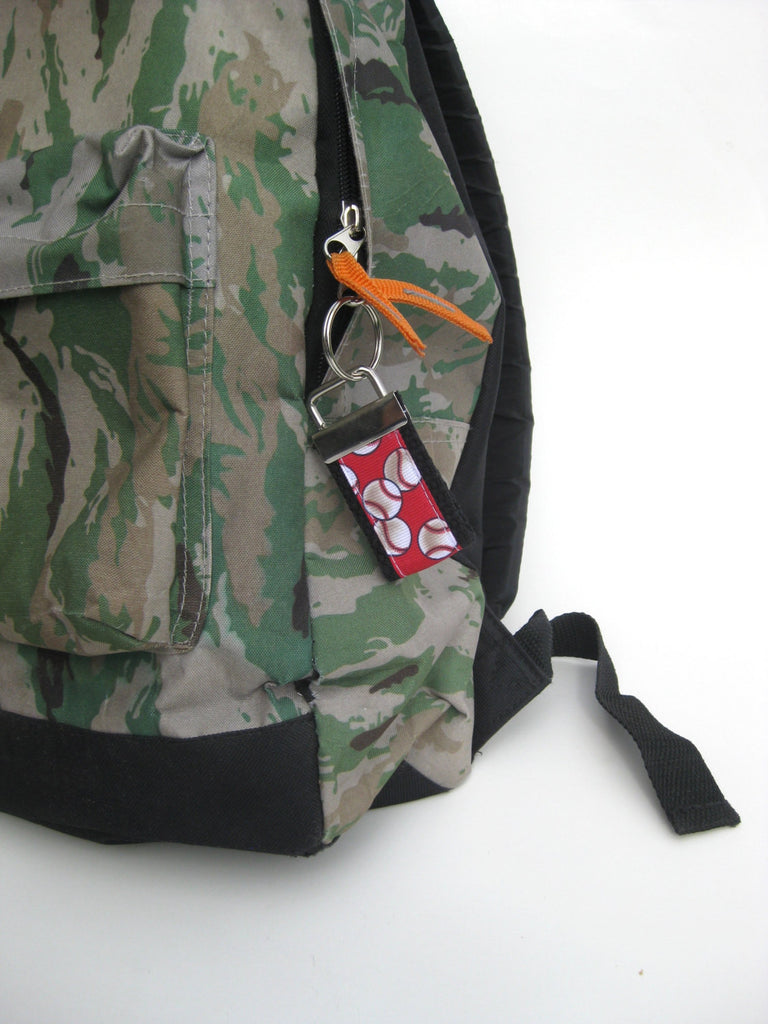 Childrens Backpack Zipper Pull Key Fob- Kids Keychain- Kids Key