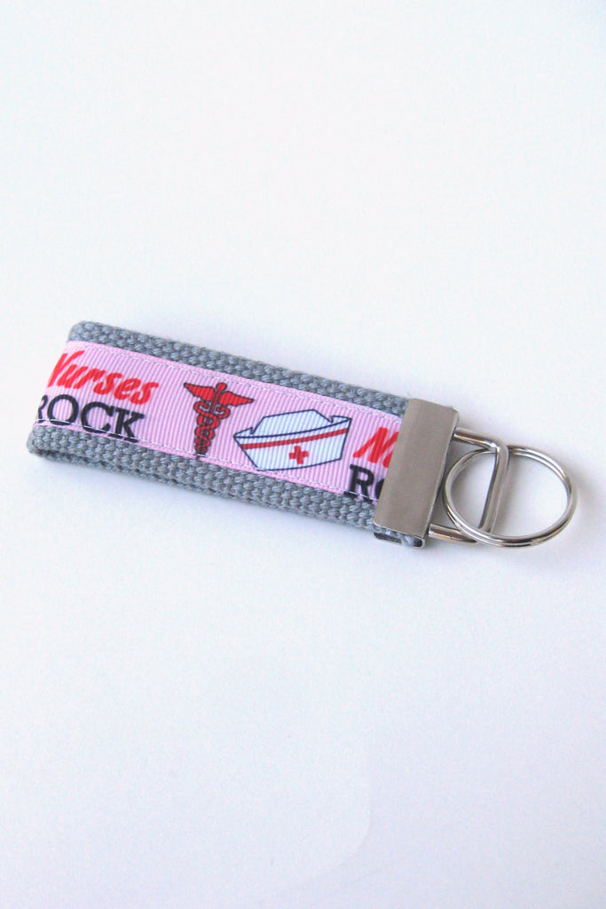 Nurse Gift for Graduation - Nurse Key Chain - Nurse Keychain Holder - Mini KEY FOB
