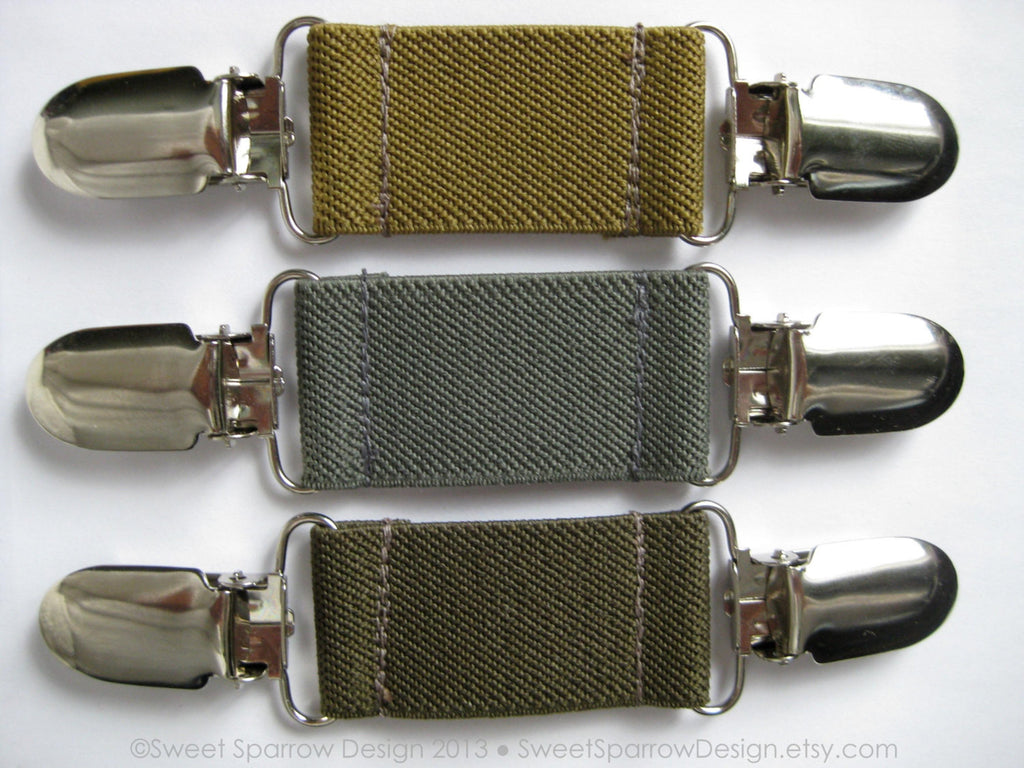 Elastic CLIP BELT Pants Helper- Khaki Toddler Belt- Children Clip Belt –  Sweet Sparrow Design