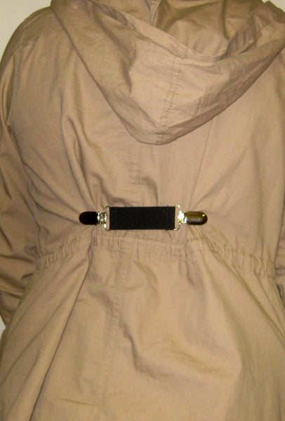 Cheetah Elastic Dress Clip- Womens Shirt Clip- Cinch Clip- Garment Clip- Clothes Clip for Custom Fit for Clothing- Waist Cinch-Jacket Clip