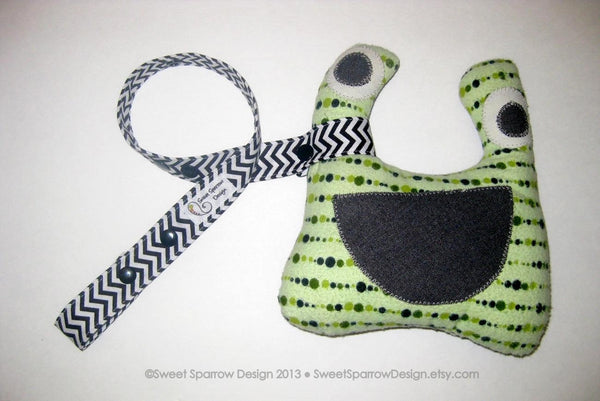 Black Chevron TOY LEASH - Bottle Leash for Sippy Cups - Toy TETHER for Baby Toys